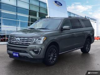 Used 2019 Ford Expedition Limited Max 8 Passenger | Heavy Duty Trailer Tow Pack | Low KM's for sale in Winnipeg, MB