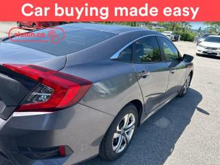 Used 2017 Honda Civic Sedan LX w/ Apple CarPlay & Android Auto, Heated Front Seats, Rearview Camera for sale in Toronto, ON