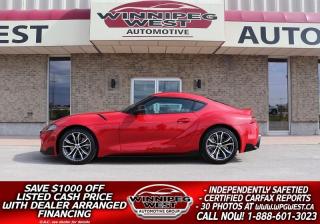 Used 2022 Toyota Supra GR STUNNING & AS NEW, LOADED, TWIN TURBO ONLY 16KMS! for sale in Headingley, MB