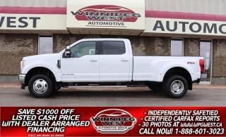 Used 2019 Ford F-350 CREW DUALLY 6.7L POWERSTROKE 4X4, LOADED & CLEAN! for sale in Headingley, MB