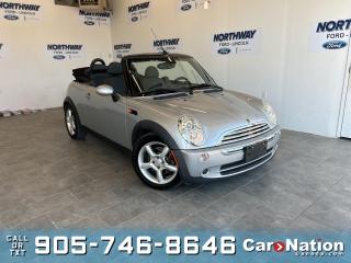 Used 2008 MINI Cooper CONVERTIBLE CONVERTIBLE | LEATHER | 5 SPEED M/T |HARMON/KARDON for sale in Brantford, ON