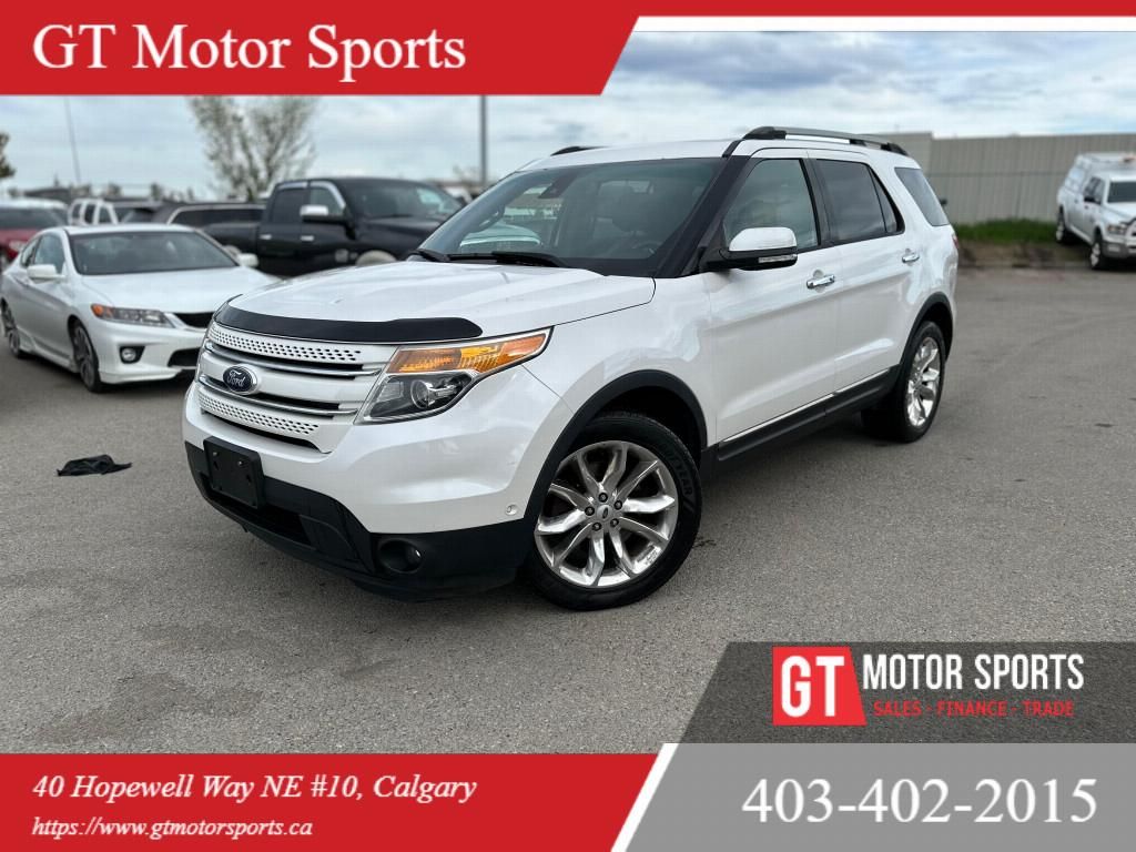 Used 2014 Ford Explorer LIMITED 4X4 LEATHER SUNROOF BACKUP CAM $0 DOWN for Sale in Calgary, Alberta