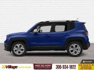 Used 2017 Jeep Renegade Limited - Leather Seats -  Bluetooth for sale in Saskatoon, SK