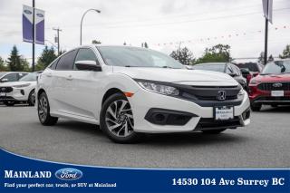 Used 2018 Honda Civic SE LOCAL BC VEHICLE for sale in Surrey, BC