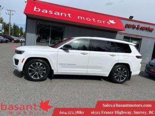 Used 2021 Jeep Grand Cherokee L Overland,HUD, Night Vision, Mcintosh, Massage Seat for sale in Surrey, BC