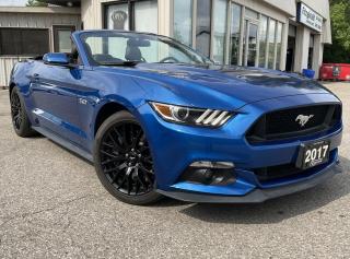 Used 2017 Ford Mustang GT Premium Convertible - 6 SPEED MT! LEATHER! NAV! BACK-UP CAM! for sale in Kitchener, ON