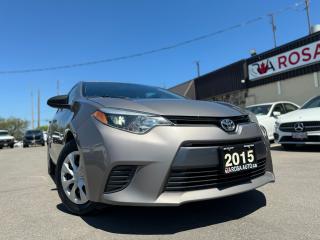 Used 2015 Toyota Corolla AUTO ECO LOWKM B-TOOTH B-CAMERA H-SEAT REMOTE STAR for sale in Oakville, ON