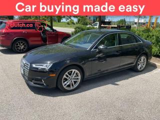 Used 2018 Audi A4 Technik AWD w/ Around-View Monitor, Tri-Zone A/C, Nav for sale in Toronto, ON