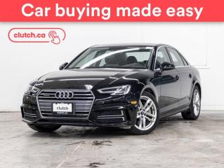 Used 2018 Audi A4 Technik AWD w/ Around-View Monitor, Tri-Zone A/C, Nav for sale in Toronto, ON