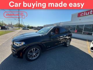 Used 2018 BMW X3 xDrive30i AWD w/ Apple CarPlay, Tri-Zone A/C, Power Panoramic Sunroof for sale in Toronto, ON