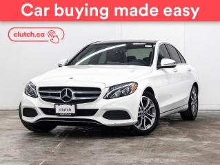 Used 2018 Mercedes-Benz C-Class C 300 AWD w/ Power Panoramic Sunroof, Dual-Zone A/C, Nav for sale in Toronto, ON