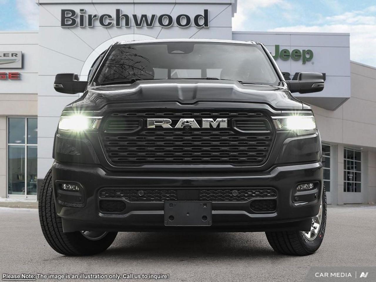 New 2025 RAM 1500 Big Horn Rear power sliding window for sale in Winnipeg, MB