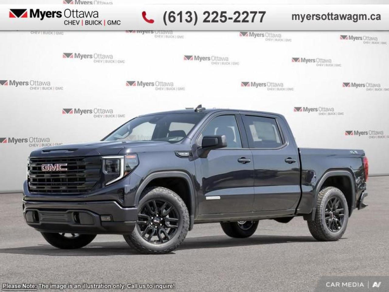 <br> <br>  No matter where youre heading or what tasks need tackling, theres a premium and capable Sierra 1500 thats perfect for you. <br> <br>This 2024 GMC Sierra 1500 stands out in the midsize pickup truck segment, with bold proportions that create a commanding stance on and off road. Next level comfort and technology is paired with its outstanding performance and capability. Inside, the Sierra 1500 supports you through rough terrain with expertly designed seats and robust suspension. This amazing 2024 Sierra 1500 is ready for whatever.<br> <br> This titan rush metallic crew cab 4X4 pickup   has an automatic transmission and is powered by a  355HP 5.3L 8 Cylinder Engine.<br> <br> Our Sierra 1500s trim level is Elevation. Upgrading to this GMC Sierra 1500 Elevation is a great choice as it comes loaded with a monochromatic exterior featuring a black gloss grille and unique aluminum wheels, a massive 13.4 inch touchscreen display with wireless Apple CarPlay and Android Auto, wireless streaming audio, SiriusXM, plus a 4G LTE hotspot. Additionally, this pickup truck also features IntelliBeam LED headlights, remote engine start, forward collision warning and lane keep assist, a trailer-tow package, LED cargo area lighting, teen driver technology plus so much more!<br><br> <br>To apply right now for financing use this link : <a href=https://creditonline.dealertrack.ca/Web/Default.aspx?Token=b35bf617-8dfe-4a3a-b6ae-b4e858efb71d&Lang=en target=_blank>https://creditonline.dealertrack.ca/Web/Default.aspx?Token=b35bf617-8dfe-4a3a-b6ae-b4e858efb71d&Lang=en</a><br><br> <br/> Weve discounted this vehicle $5000. Total  cash rebate of $7500 is reflected in the price. Credit includes $7,500 Non Stackable Delivery Allowance  Incentives expire 2025-01-02.  See dealer for details. <br> <br><br> Come by and check out our fleet of 30+ used cars and trucks and 160+ new cars and trucks for sale in Ottawa.  o~o