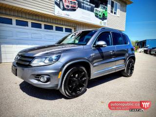 Used 2015 Volkswagen Tiguan Highline R-Line 2.0T 4Motion Certified Loaded No A for sale in Orillia, ON