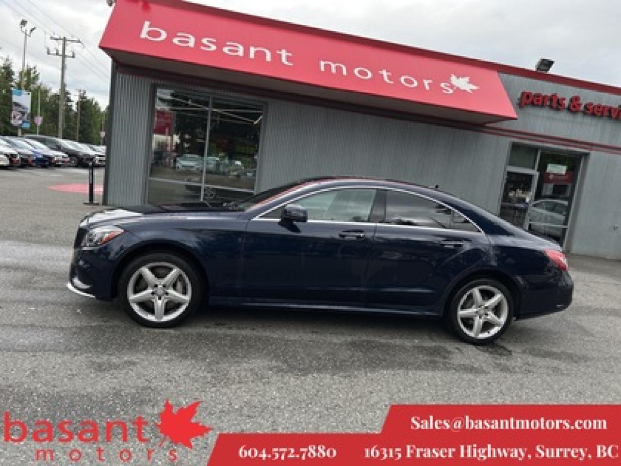 Used 2017 Mercedes-Benz CLS-Class 550, Sport Pkg, Heated/Cooled Seats, Sunroof, Nav! for sale in Surrey, BC