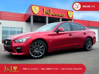 Used 2017 Infiniti Q50 3.0T Red Sport 400 for sale in Brandon, MB