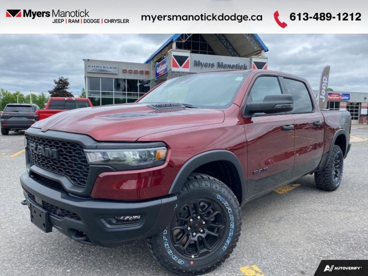 New 2025 RAM 1500 Rebel  -  Navigation -  Apple CarPlay - $241.98 /Wk for sale in Ottawa, ON