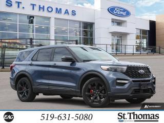 Used 2021 Ford Explorer ST AWD Heated/Cooled Leather Seats, Navigation, Twin Panel Moonroof for sale in St Thomas, ON