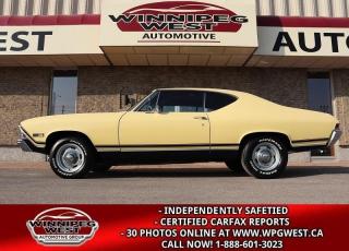 Used 1968 Chevrolet Chevelle SS L78 396/375 4-SPEED, REAL DEAL & VERY RARE!! for sale in Headingley, MB