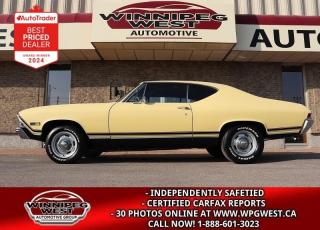 Used 1968 Chevrolet Chevelle SS L78 396/375 4-SPEED, REAL DEAL SS & VERY RARE!! for sale in Headingley, MB