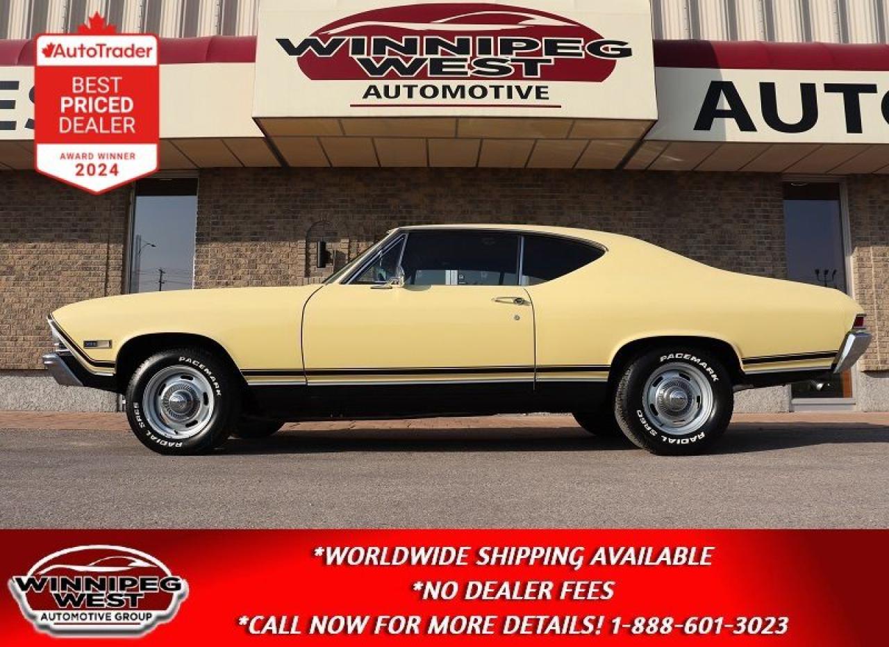 Used 1968 Chevrolet Chevelle SS L78 396/375 4-SPEED, REAL DEAL SS & VERY RARE!! for sale in Headingley, MB