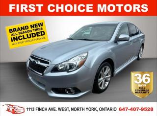 Used 2014 Subaru Legacy TOURING ~AUTOMATIC, FULLY CERTIFIED WITH WARRANTY! for sale in North York, ON