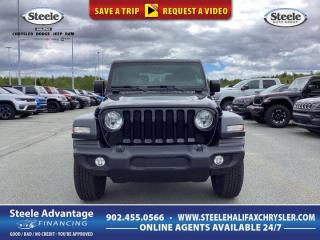 Used 2023 Jeep Wrangler Sport S - LOW KM, MANUAL, HEATED SEATS AND WHEEL, NAV, BACK UP CAMERA, ONE OWNER for sale in Halifax, NS