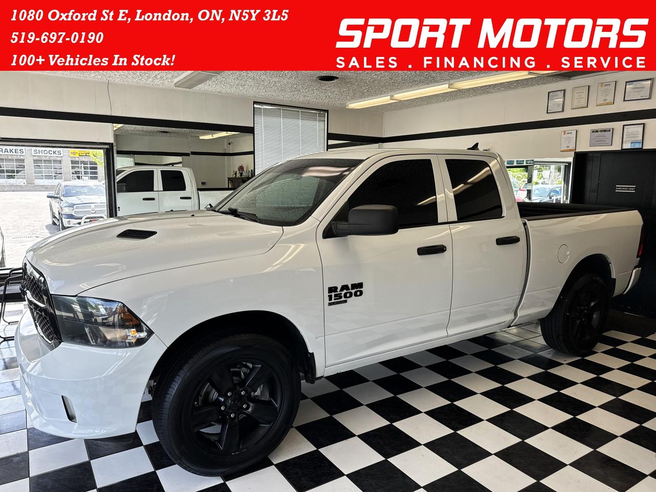 2019 RAM 1500 Classic Express 4x4 Quad 6'4 V6+New Tires+Brakes+ApplePlay