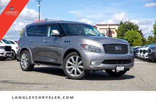 Used 2014 Infiniti QX80 8 Passenger Leather | Sunroof | Seats 8 | DVD for sale in Surrey, BC