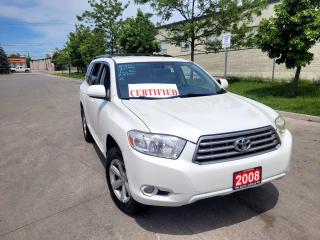 Used 2008 Toyota Highlander LE, 4WD, 7 Passenge, Leather 3 Year Warranty avail for sale in Toronto, ON