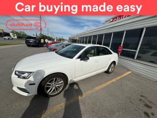 Used 2017 Audi A4 Technik AWD w/ Apple CarPlay, Bluetooth, Rearview Cam for sale in Toronto, ON