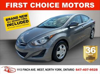 Used 2014 Hyundai Elantra GL ~AUTOMATIC, FULLY CERTIFIED WITH WARRANTY!!!~ for sale in North York, ON