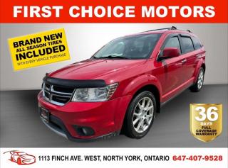 Used 2013 Dodge Journey R/T ~AUTOMATIC, FULLY CERTIFIED WITH WARRANTY!!!~ for sale in North York, ON