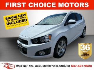 Used 2015 Chevrolet Sonic LT ~AUTOMATIC, FULLY CERTIFIED WITH WARRANTY!!!~ for sale in North York, ON