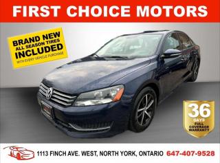 Used 2012 Volkswagen Passat TRENDLINE ~AUTOMATIC, FULLY CERTIFIED WITH WARRANT for sale in North York, ON