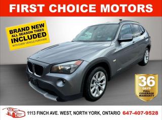 Used 2012 BMW X1 XDRIVE28I ~AUTOMATIC, FULLY CERTIFIED WITH WARRANT for sale in North York, ON