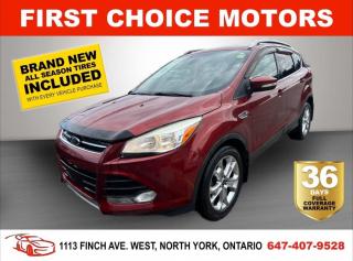 Used 2015 Ford Escape TITANIUM ~AUTOMATIC, FULLY CERTIFIED WITH WARRANTY for sale in North York, ON