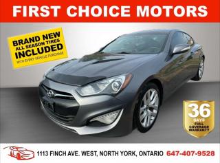 Used 2014 Hyundai Genesis Coupe PREMIUM ~MANUAL, FULLY CERTIFIED WITH WARRANTY!!!! for sale in North York, ON
