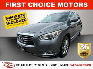 Used 2015 Infiniti QX60 AWD ~AUTOMATIC, FULLY CERTIFIED WITH WARRANTY!!!~ for sale in North York, ON