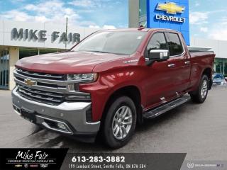 Used 2020 Chevrolet Silverado 1500 LTZ keyless open/start,heated front seats/steering wheel,driver safety alert seat,HD rear vision camera for sale in Smiths Falls, ON