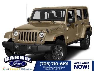 Used 2018 Jeep Wrangler JK Unlimited RUBICON for sale in Barrie, ON
