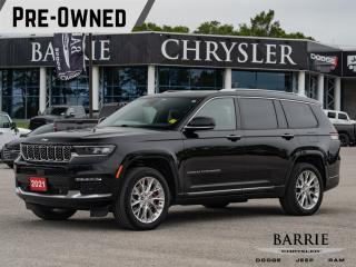 Used 2021 Jeep Grand Cherokee L Summit PLATINUM MEMBERSHIP INCLUDED | LUXURY TECH GROUP | 19 SPEAKER MCINTOSH AUDIO | ONE OWNER for sale in Barrie, ON