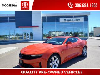 Used 2019 Chevrolet Camaro 1LT LOCAL TRADE WITH ONLY 38,223 KMS, 2.0L TURBO 275HP 4CYL, 8-SPEED AUTO, SUNROOF, PREMIUM BOSE AUDIO, REMOTE STARTER for sale in Moose Jaw, SK