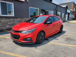 Used 2017 Chevrolet Cruze LT-RS SPORT PACKAGE-REAR CAMERA-HEATED SEATS-BLUET for sale in Tilbury, ON
