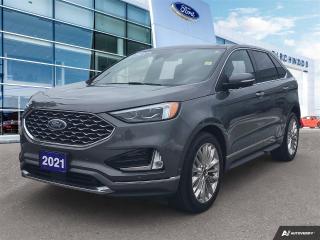 Used 2021 Ford Edge Titanium Local Vehicle | Moon Roof | Trailer Tow for sale in Winnipeg, MB