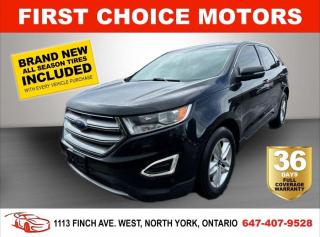 Used 2016 Ford Edge SEL ~AUTOMATIC, FULLY CERTIFIED WITH WARRANTY!!!~ for sale in North York, ON