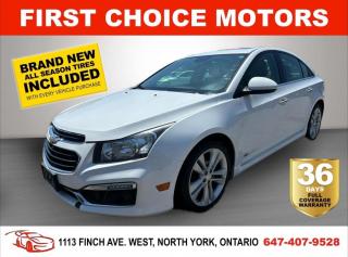 Used 2016 Chevrolet Cruze Limited LTZ RS ~AUTOMATIC, FULLY CERTIFIED WITH WARRANTY!! for sale in North York, ON