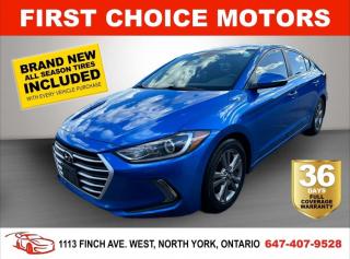 Used 2017 Hyundai Elantra GL ~AUTOMATIC, FULLY CERTIFIED WITH WARRANTY!!!!~ for sale in North York, ON