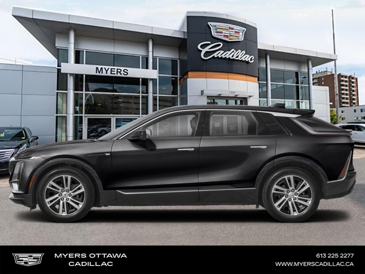 <br> <br>LEASE CASH  With impressive battery capacity and a plush interior, this 2024 Cadillac Lyriq raises the bar for luxury EVs. $3000 LEASE CASH ON ALL AWD LYRIQS!!!<br> <br> This stellar black SUV  has an automatic transmission.<br> <br> Our LYRIQs trim level is Luxury. This LYRIQ with the Luxury trim adds on an HD Surround Vision camera system, adaptive LED headlamps with choreography, a heated steering wheel, adaptive cruise control, and Digital Key smartphone vehicle entry. Additional features include an expansive fixed glass roof with a power sunshade, Inteluxe synthetic leather upholstery, heated front seats with power adjustment and lumbar support, memory settings for the drivers seat, outside mirrors and steering wheel, wireless mobile device charging, dual-zone climate control, and an expansive 33-inch infotainment/drivers display with wireless Apple CarPlay and Android Auto, 5G communications capability, Google automotive services, and SiriusXM satellite radio. Safety features include enhanced automatic parking assist, front and rear park assist, lane keeping assist with lane departure warning, front pedestrian braking with bicyclist detection, blind zone steering assist, Teen Driver, and forward collision alert. This vehicle has been upgraded with the following features: Sunroof. <br><br> <br/> Total  cash rebate of $2500 is reflected in the price. Credit Includes $2,500 Stackable Cash Delivery Allowance   0% financing for 72 months. 2.99% financing for 84 months.  Incentives expire 2024-12-02.  See dealer for details. <br> <br> o~o