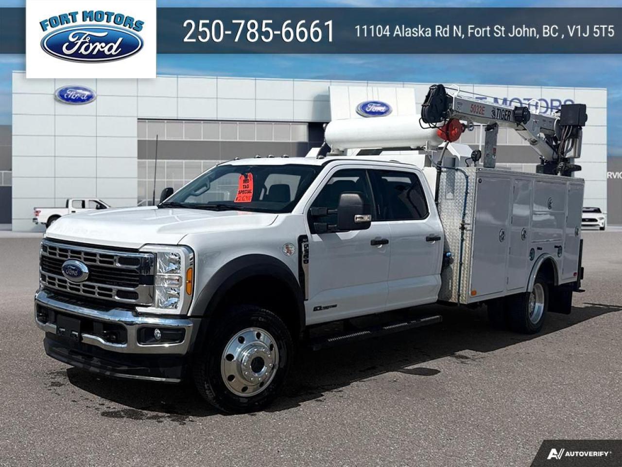 New 2023 Ford F-550 Super Duty SERVICE BODY WITH CRANE for sale in Fort St John, BC